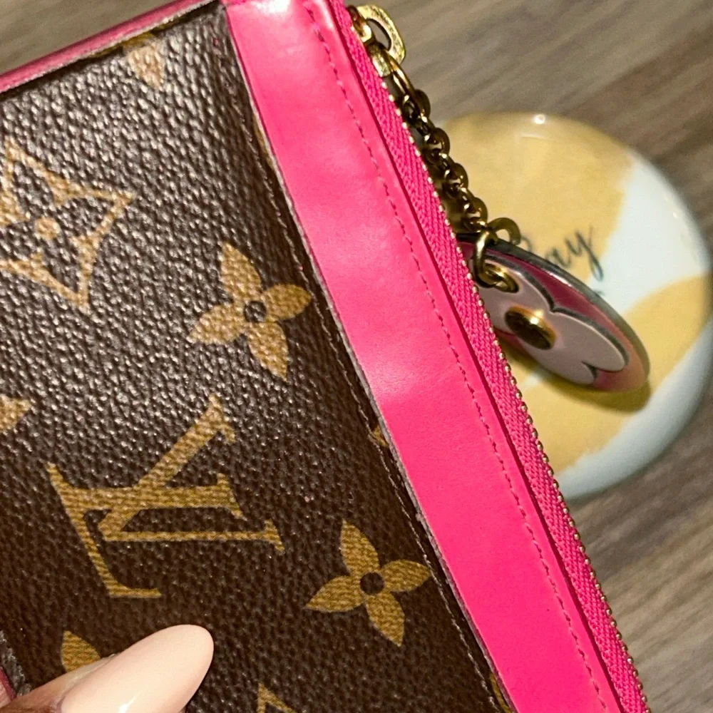 Louis Vuitton‎ Monogram Porte Carte Zip Coin Case Card Wallet